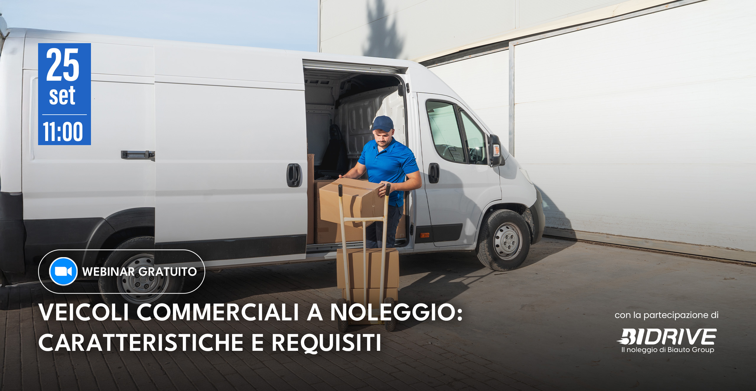 Veicoli commerciali a noleggio: caratteristiche e requisiti