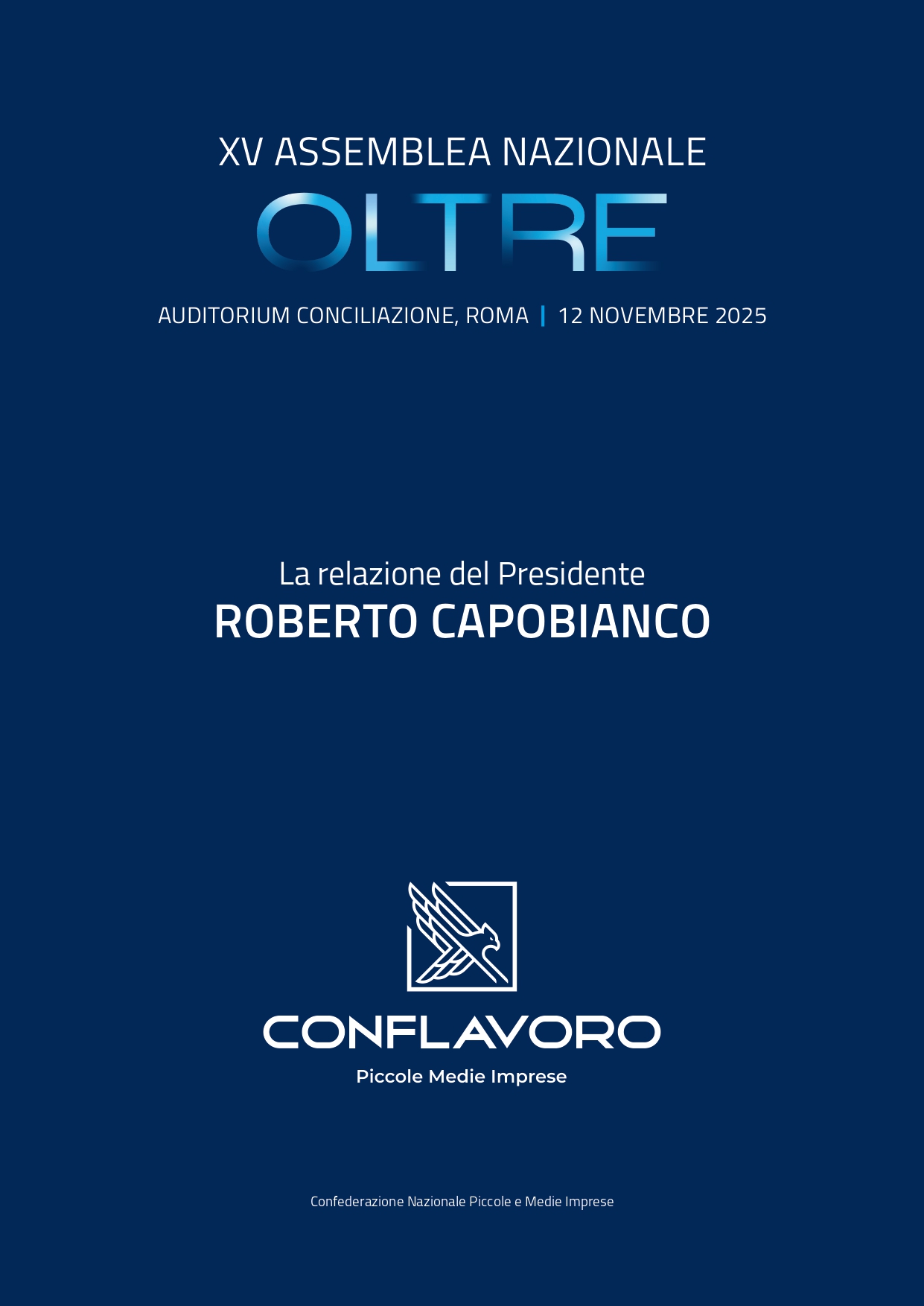 relazione presidente roberto capobianco assemblea 2025 copertina
