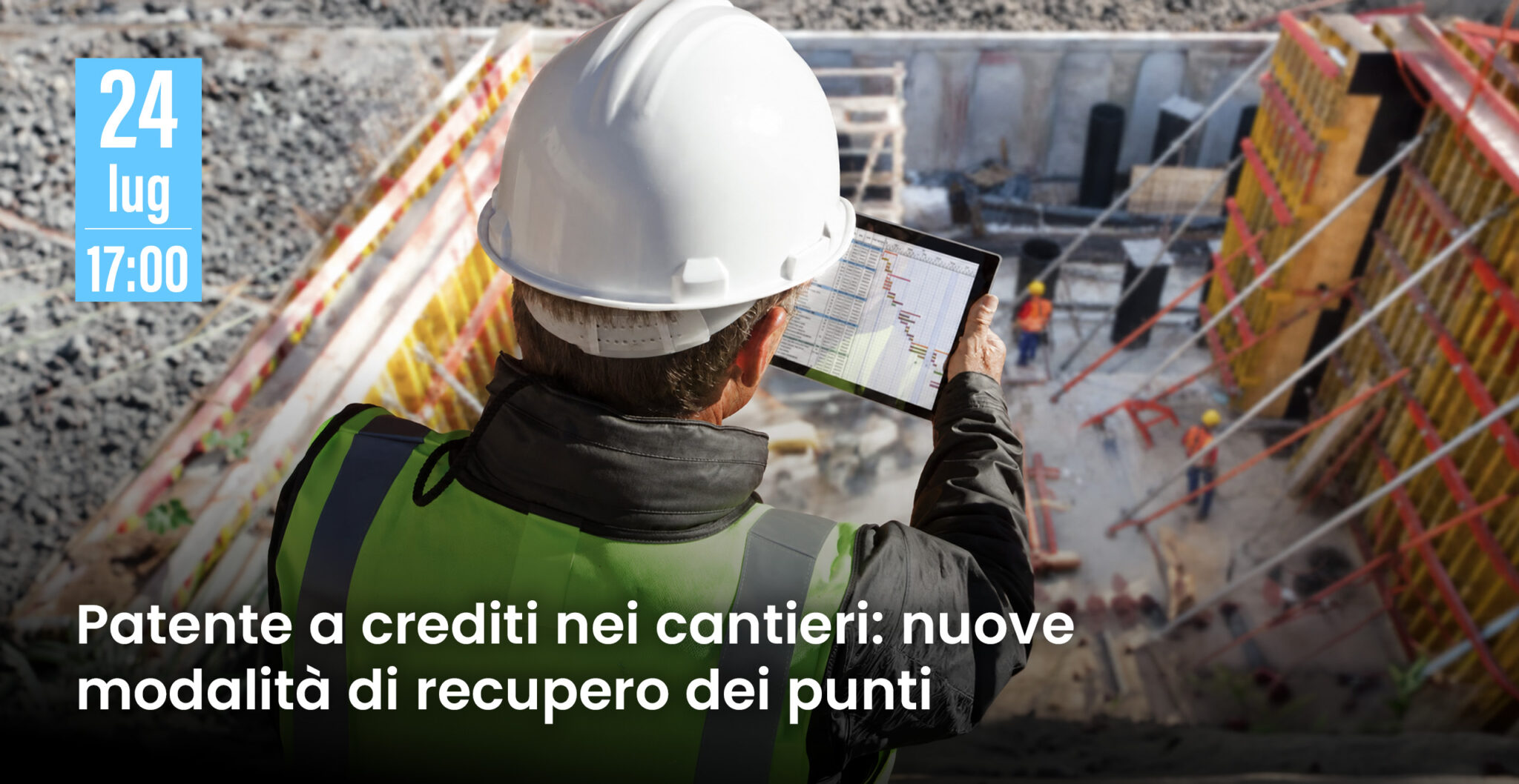 Patente a crediti nei cantieri: nuove modalità di recupero dei punti